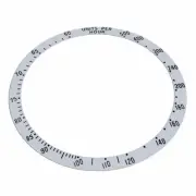 BEZEL INSERT ALUMINUM FOR TUDOR TIGER CHRONOTIME PRINCE DATE 79260 WATCH SILVER