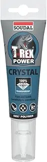 Soudal T-Rex Power Adhesive Sealant Crystal Clear 125ml