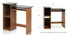 Furinno Econ Multipurpose Computer Writing Desk, Light Cherry/Black