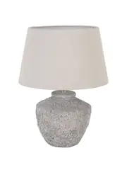 Apollo 1 Light Medium Table lamp in Antique Grey