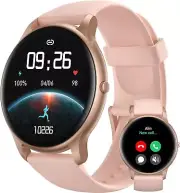 Round Smart Watch for Men Women Call Fitness Heart Monitor for Galaxy A14 5G