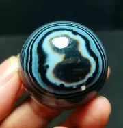 TOP 70.5G Natural Gobi Agate Eyes Agate ball /stone/ Healing R870