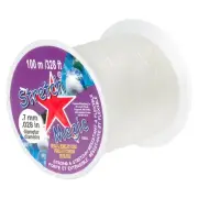 Pepperell SMF10001 Stretch Magic 0.7mm Bead and Jewelry Cord, 100m, Clear