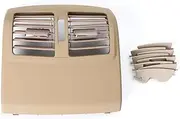AC Air Conditioning Vent Outlet for Mercedes,for W212 Car Rear Center Console Air Conditioning Ventilation Grille Air Outlet Frame,for E Class 2012-2016 2128300454 2128300954(Model B Dark Beige)