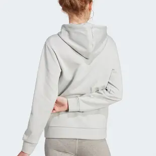 Adidas W FI BOS Hoodie 女款 灰色 運動 休閒 帽T 口袋 連帽 長袖 IM4877