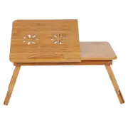 Bed Tray With Foldable Legs Wooden Laptop Foldable Stand Breakfast Tray For