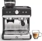 Semi-Automatic Espresso Machine - 1450W/20 Bar Professional Coffee Machine, 3...