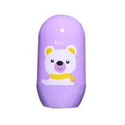 Baby Grooming Kit with Baby Nail Clippers, Scissors, Nail File & Tweezer(Purple)