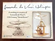 NEW Leonardo da Vinci Helicopter model building kit STEM Engineering Kids Toy