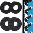 4 Pack Upgraded Black Gravity Chair Replacement Cord Elastic Zero Gravity