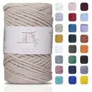 Single Strand Macrame Cord 3 mm x 100 Yards 300 feet 3mm Single Strand Latte...