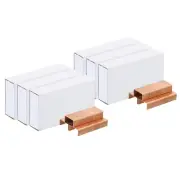 Staples for Stapler, 6 Pack #10 Mini 3/16 Inch Length Staples Rose Gold