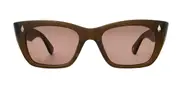 Garrett Leight WEBSTER SUN MSTO/BOR Men's Sunglasses Green Size 49