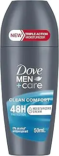Dove MEN+CARE Dove Men+Care Antiperspirant Roll On roll-on for 48 hours of protection Clean Comfort With triple action moisturising technology 50 ml