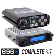 Rugged Radios 696 PLUS Complete Communication Kit with Intercom and 2-Way Radio
