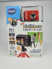 2020 KidiZoom Creator Cam HD Video Kids Digital Camera Green Screen Vtech Tripod