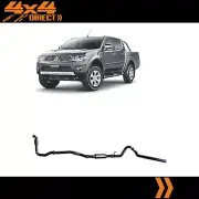 AUSTRALIAN MADE 4X4 EXHAUST FOR MITSUBISHI TRITON MN 10-15 CAT SML MUFFLER (for: Mitsubishi)