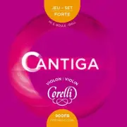 Corelli Cantiga Violin String Set 4/4 --Ball E end