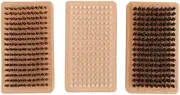 [WeiLaiKeQi] 3X Snowboard Wax Brush Set, Ski Brush Durable Lightweight Skiing Board Brush, Ski Waxing Brush, for Ski Snowboard