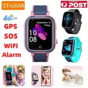 STROLLAR Kids Smart Watch SOS Calling Video HD Camera GPS LBS Waterproof Speaker