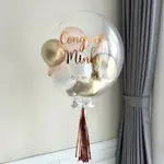 【台灣－出貨】－網紅球中球流蘇波波球告白氣球婚禮婚房生日派對百櫥窗裝飾