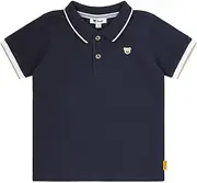 [Steiff] Boys' Short-Sleeved Polo Shirt, Peacoat