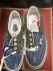 Vans Era 95 DX Anaheim Factory Limited Stripes Black Blue Men Sz 5.5 Women Sz 7