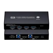 Kvm Switches HDMI 2 Computers 1 Monitors EDID Emulator 2K 144Hz Extended Disp