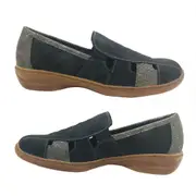 Ladies Shoes Lorella Faith Slip on Elastic Contrast Panel Comfort Shoe Size 5-10