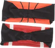 [TOBBOMEY] 2pcs Sports Headband Breathable Sweat Bands Portable Yoga Headbands Professional Sweat Bands Elastic Headbands Sports Hair Bands Anti-Slip Sweatbands Running Headbands Head Bands