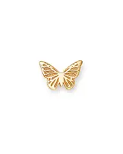 Zoe Chicco 14K Yellow Gold Single Itty Bitty Butterfly Stud Earring