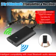 2in1 Bluetooth5.0 Transmitter Adapter Audio Receiver For TV PC Speaker Headphone