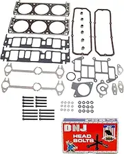 DNJ HGB3107 Cylinder Head Gasket Set with Head Bolt Kit for 1993-1995 Chevrolet Camaro 3.4L 207cid V6 OHV