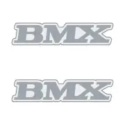 Mongoose - Aero SEAT - CHROME - side decal set - Old school bmx