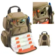 Wild River WT3503 Lighted Fishing Backpack Tackle Box w/ 4 3500 Storage Trays