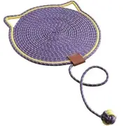 2PCS Cotton Rope Cat Scratcher Board Cat Scratching Post Mat Bed Mat Claw7616