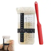 24oz Sourdough Starter Jar Extra Thermometer Strips and Breathable Covers Included in Sourdough Starter Kit