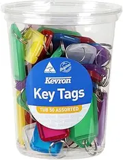 KEVRON 46952 Key TAG,KEVRONID5 Assorted Disposable TUB 50