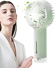 Portable Misting Fan, Handheld Personal Mister, 3-Speed Rechargeable Cooler, USB Powered Fan, Fine Mist Spray (1 Pack), Travel, Outdoor, Kids, Women and Men