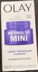 2 PKS Olay Regenerist Retinol 24 + Peptide Night Hydrating Moisturizer .5 oz (M5