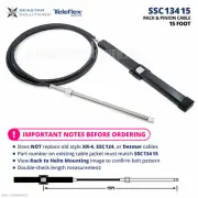 SeaStar SSC13415 Rack & Pinion 15ft Mechanical Steering Cable Teleflex Marine