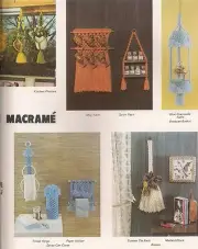 Hanging Table, Mug Rack & Bathroom Patterns - Craft Book:Judy's Way With Macrame