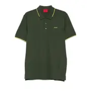 [Hugo] Hugo Tipped Polo Shirt M GREEN