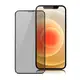 Xmart for iPhone 12 Mini 5.4吋 防偷窺滿版2.5D鋼化玻璃保護貼-黑