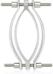 SM Bondage Labia clamp vaginal sex toys peek at lower body clitoral metal sex tool alternative passion adult sm toy