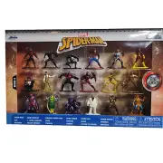 NEW Jada Set of 18 Spider-Man Nano MetalFigs Mini Die-Cast Figures Series 8