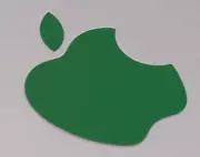 Hunter Green Color Changer Logo Overlay for the new Apple Retina 12" Macbook