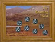 The Roaming Herd, American West Series Solid Oak Frames 5x7