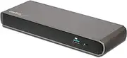 StarTech.com Thunderbolt 3 Dual Monitor 4K 60Hz Laptop Docking Station with DisplayPort, 85W Power Delivery, Black