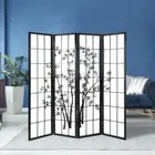 Flexible Room Divider Foldable Panels Screen Privacy Stand Bedroom Partition